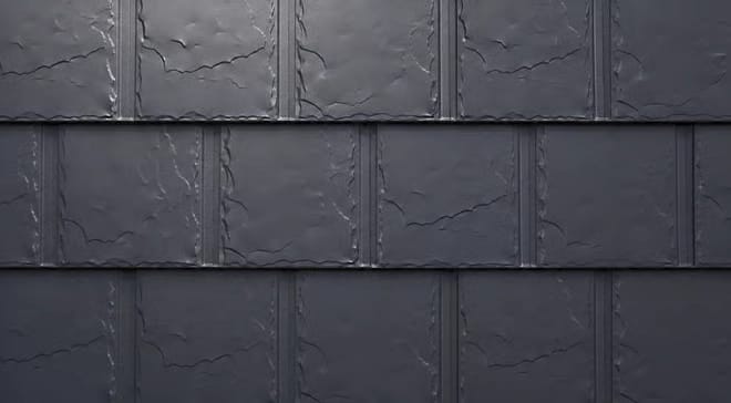 Interlock aluminum metal shingle roofing